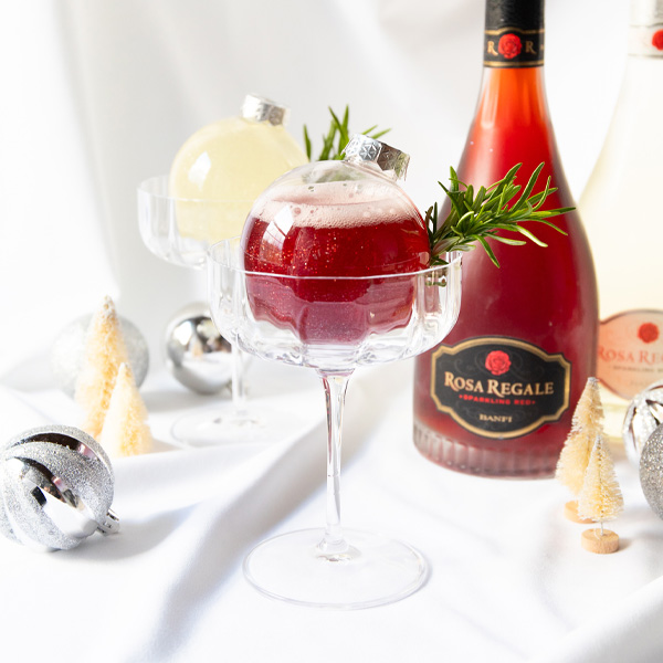 Rosa Regale Holiday Cocktail