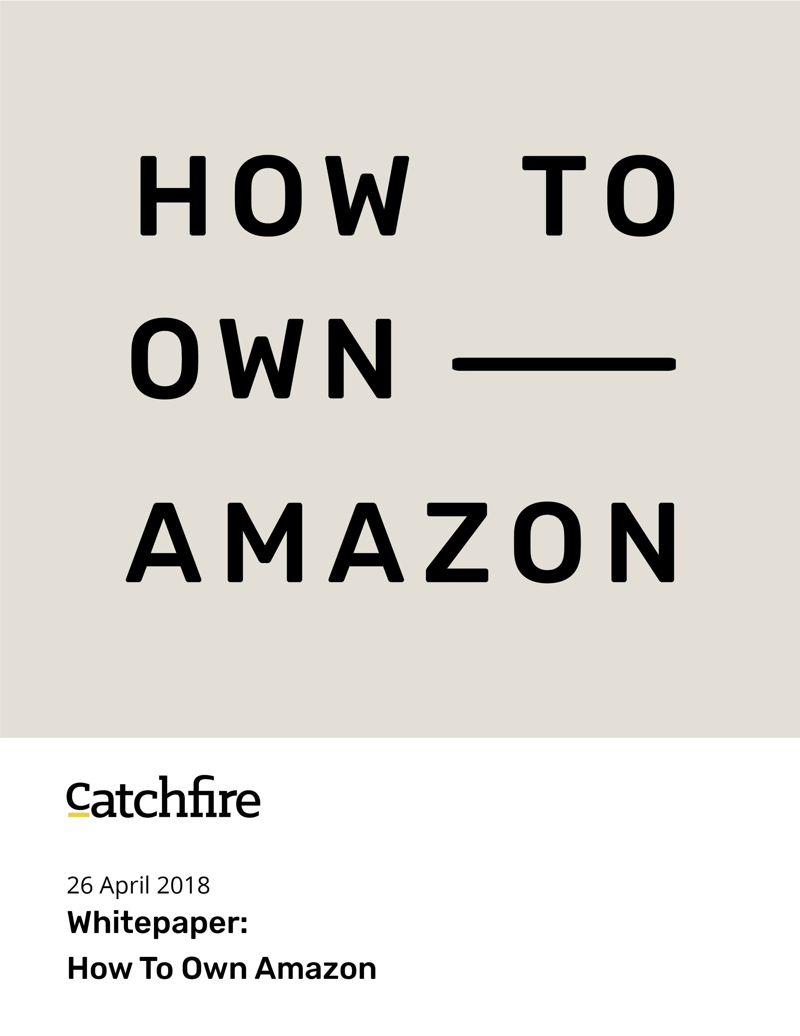 How to Own Amazon Whitepaper Cover
