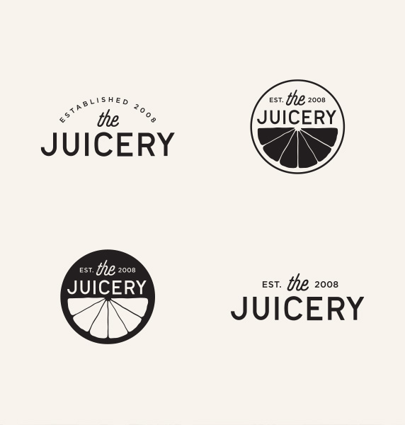 alt juicery logos in black