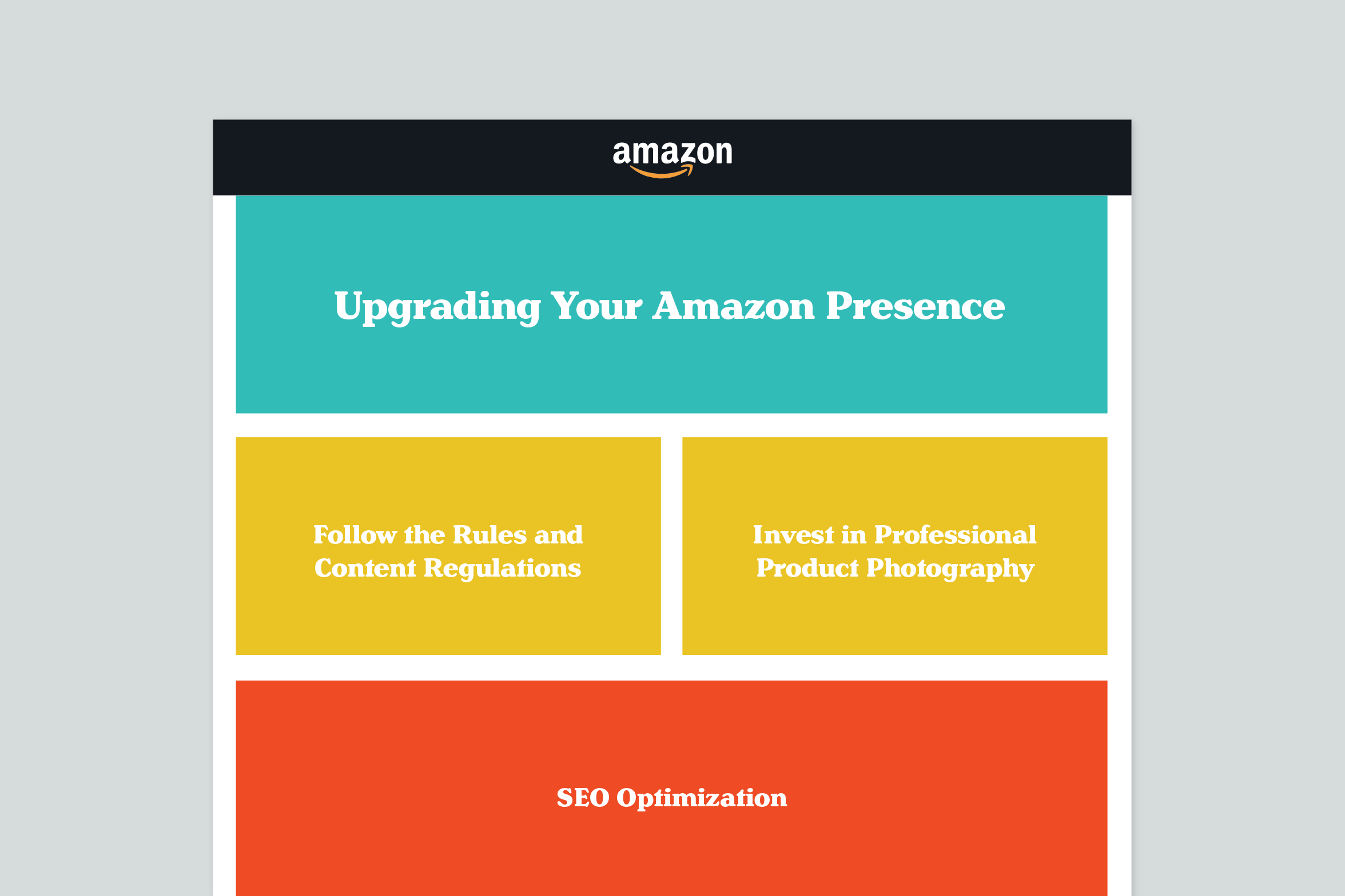 upgrading your Amazon presence